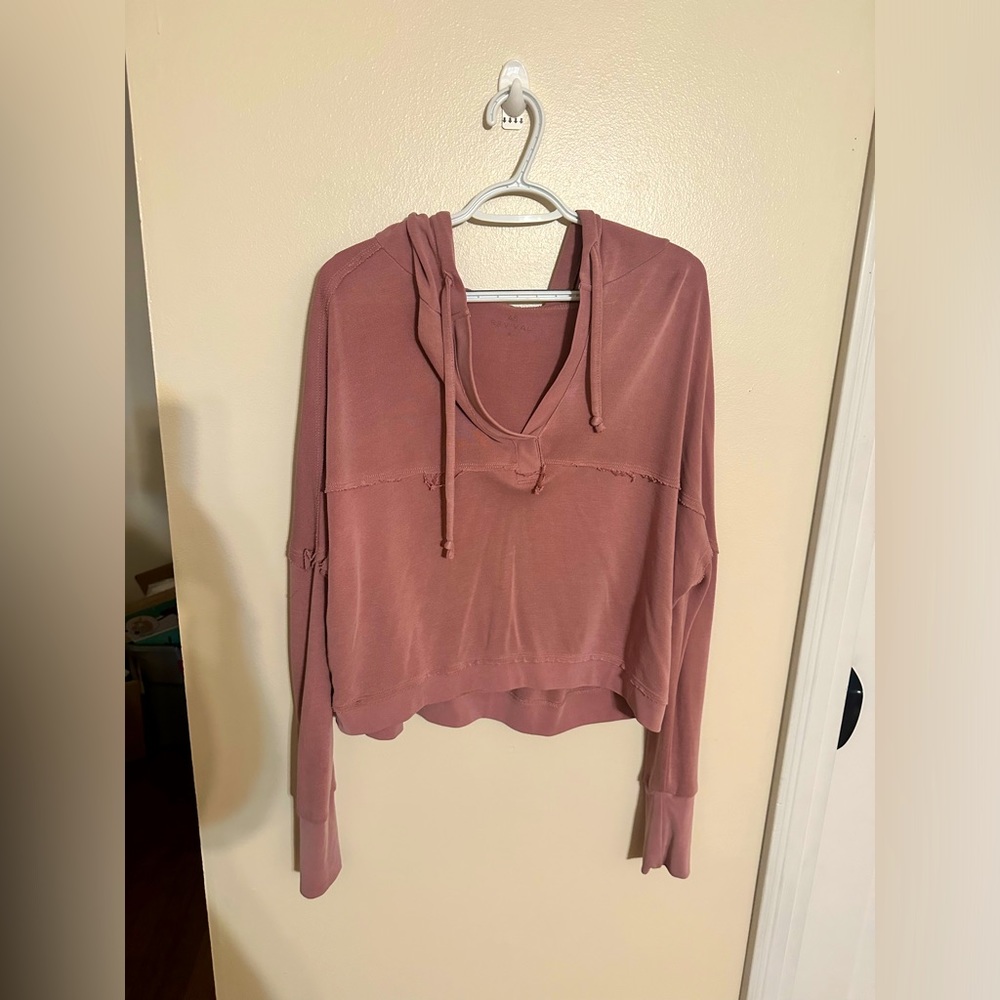 As Revival size small cropped hoodie - fits oversized